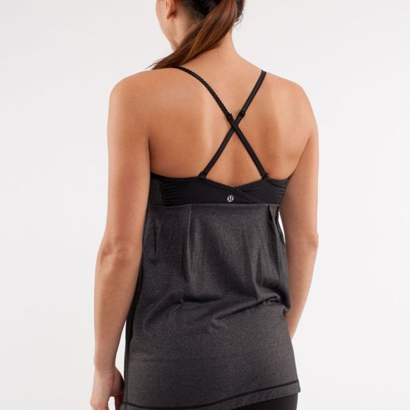 Lululemon Graceful Flow Tank Top Adjustable Strap Shelf Bra Workout Yoga sz 4 - Picture 17 of 17